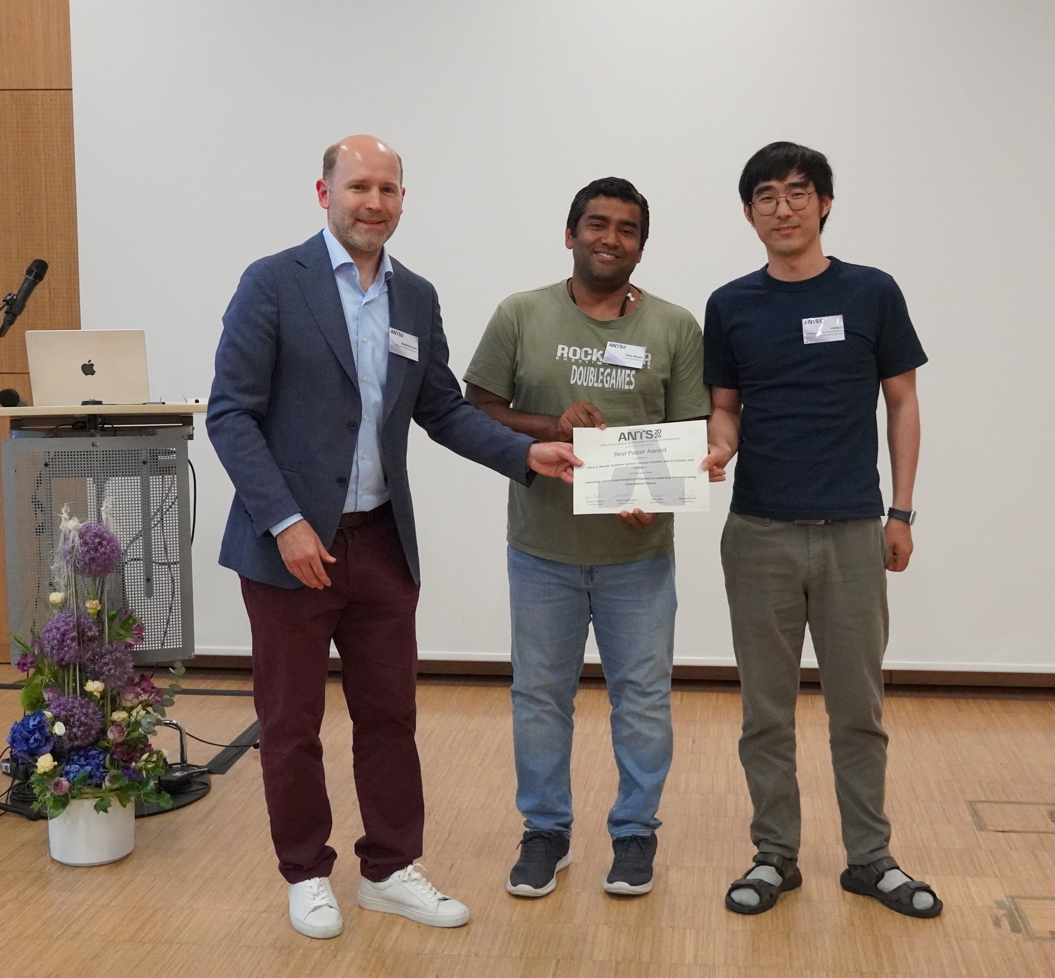ANTS 2026 best paper award winner